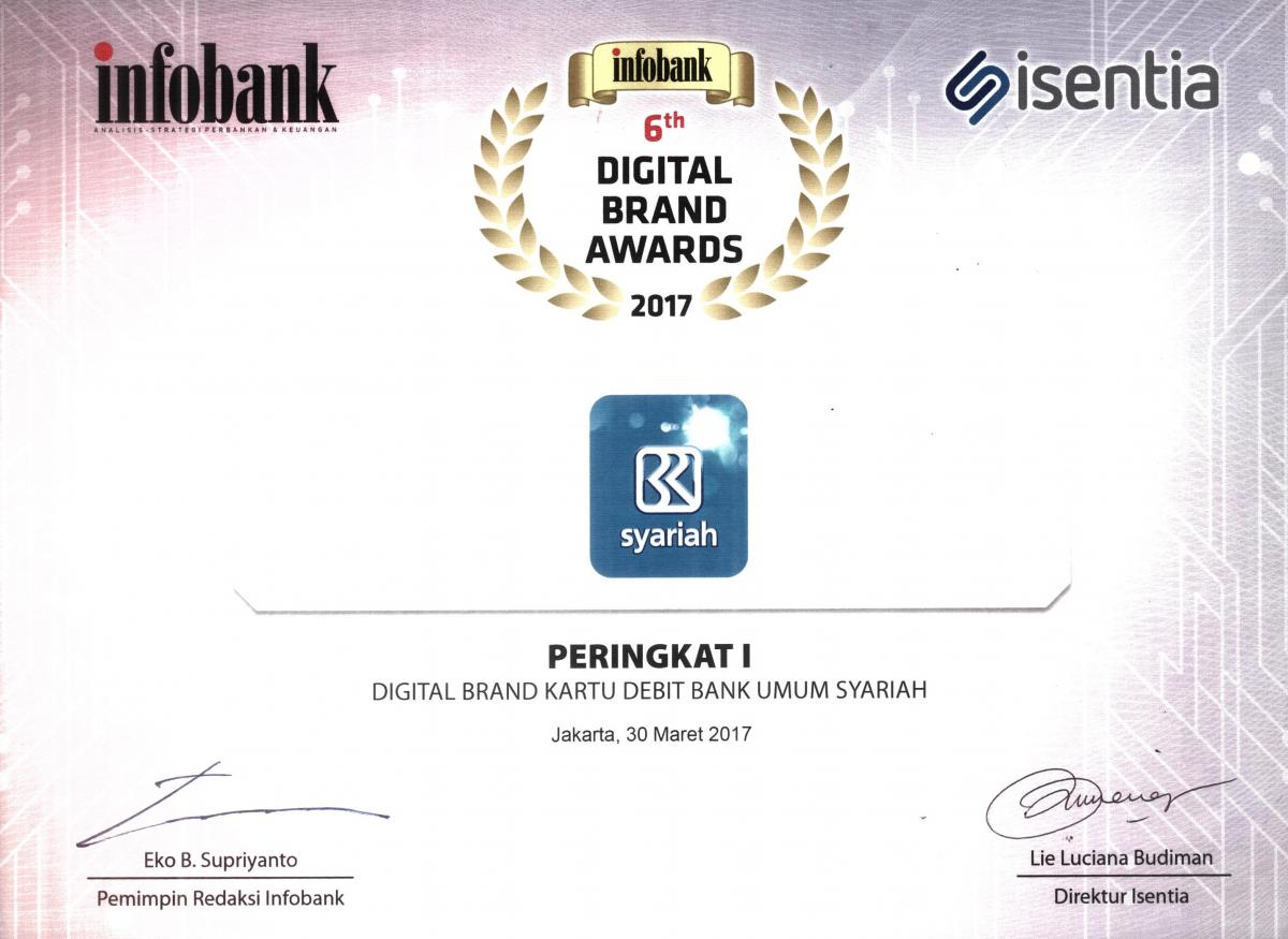 digital brand 2017 - kartu debit bank umum